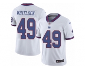 Youth Nike New York Giants #49 Nikita Whitlock Limited White Rush NFL Jersey