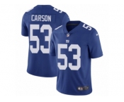 Youth Nike New York Giants #53 Harry Carson Vapor Untouchable Limited Royal Blue Team Color NFL Jersey