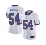 Youth Nike New York Giants #54 Olivier Vernon Limited White Rush NFL Jersey