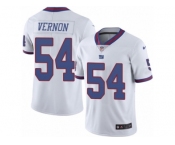 Youth Nike New York Giants #54 Olivier Vernon Limited White Rush NFL Jersey