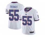Youth Nike New York Giants #55 J.T. Thomas Limited White Rush NFL Jersey