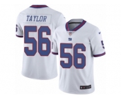 Youth Nike New York Giants #56 Lawrence Taylor Limited White Rush NFL Jersey