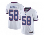 Youth Nike New York Giants #58 Carl Banks Limited White Rush NFL Jersey