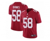 Youth Nike New York Giants #58 Carl Banks Vapor Untouchable Limited Red Alternate NFL Jersey