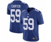 Youth Nike New York Giants #59 Lorenzo Carter Royal Blue Team Color Vapor Untouchable Limited Player NFL Jersey