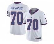 Youth Nike New York Giants #70 Weston Richburg Limited White Rush NFL Jersey