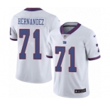 Youth Nike New York Giants #71 Will Hernandez Limited White Rush Vapor Untouchable NFL Jersey