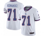 Youth Nike New York Giants #71 Will Hernandez Limited White Rush Vapor Untouchable NFL Jersey