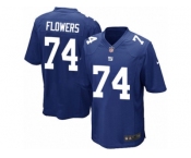 Youth Nike New York Giants #74 Ereck Flowers Game Royal Blue Team Color NFL Jersey