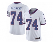 Youth Nike New York Giants #74 Ereck Flowers Limited White Rush NFL Jersey