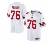 Youth Nike New York Giants #76 D.J. Fluker Limited White NFL Jersey