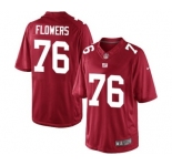 Youth Nike New York Giants #76 Ereck Flowers Red Alternate NFL Jersey
