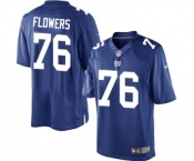 Youth Nike New York Giants #76 Ereck Flowers Royal Blue Team Color NFL Jersey