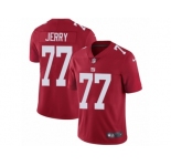 Youth Nike New York Giants #77 John Jerry Vapor Untouchable Limited Red Alternate NFL Jersey