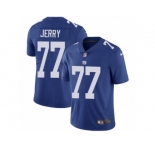 Youth Nike New York Giants #77 John Jerry Vapor Untouchable Limited Royal Blue Team Color NFL Jersey