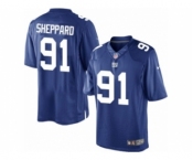 Youth Nike New York Giants #91 Kelvin Sheppard Limited Royal Blue Team Color NFL Jersey