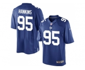 Youth Nike New York Giants #95 Johnathan Hankins Elite Royal Blue Jersey