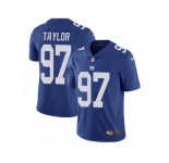 Youth Nike New York Giants #97 Devin Taylor Royal Blue Team Color Vapor Untouchable Limited Player NFL Jersey