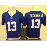 nike kids nfl jerseys new york giants #13 bedkhamjr blue[nike]
