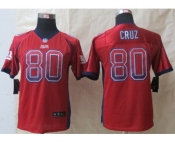 nike youth nfl jerseys New York Giants #80 Cruz red [Elite drift fashion]