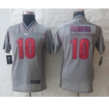 nike youth nfl jerseys new york giants #10 manning grey[nike vapor]