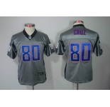 nike youth nfl jerseys new york giants #80 cruz grey[Elite shadow]