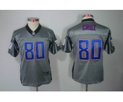 nike youth nfl jerseys new york giants #80 cruz grey[Elite shadow]