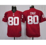 nike youth nfl jerseys new york giants #80 cruz red[nike limited]