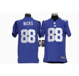 nike youth nfl jerseys new york giants #88 nicks blue[nike]