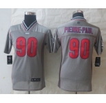 nike youth nfl jerseys new york giants #90 pierre-paul grey[nike vapor]