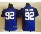 nike youth nfl jerseys new york giants #92 strahan blue[nike]
