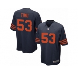 Men Nike Chicago Bears #53 John Timu Game Navy Blue Alternate NFL Jersey