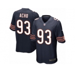 Men Nike Chicago Bears #93 Sam Acho Game Navy Blue Team Color NFL Jersey