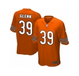 Men's Nike Chicago Bears #39 Jacoby Glenn Game Orange Alternate NFL Jersey