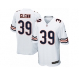 Men's Nike Chicago Bears #39 Jacoby Glenn Game White NFL Jersey