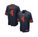 Men's Nike Chicago Bears #4 Connor Barth Game Navy Blue 1940s Throwback Alternate NFL Jersey