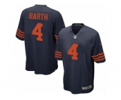 Men's Nike Chicago Bears #4 Connor Barth Game Navy Blue 1940s Throwback Alternate NFL Jersey