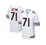 Men's Nike Chicago Bears #71 Josh Sitton Game White NFL Jersey