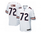 Men's Nike Chicago Bears #72 Charles Leno Game White NFL Jersey