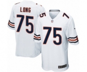 Men's Nike Chicago Bears #75 Kyle Long Game White NFL Jersey
