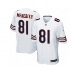 Men's Nike Chicago Bears #81 Cameron Meredith Game White NFL Jersey