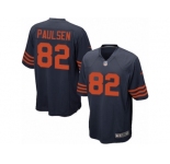 Men's Nike Chicago Bears #82 Logan Paulsen Game Navy Blue 1940s Throwback Alternate NFL Jersey