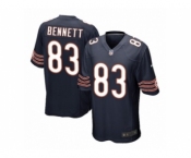 Men's Nike Chicago Bears #83 Martellus Bennett Game Navy Blue Team Color NFL Jersey