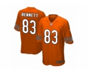Men's Nike Chicago Bears #83 Martellus Bennett Game Orange Alternate NFL Jersey