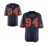 Men's Nike Chicago Bears #94 Leonard Floyd Game Navy Blue Throwback Alternate NFL Jersey