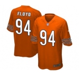 Men's Nike Chicago Bears #94 Leonard Floyd Game Orange Alternate NFL Jersey