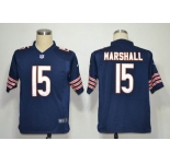 NIKE NFL Jerseys Chicago Bears 15 Marshall Blue (Game)