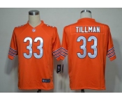 nike nfl jerseys Chicago Bears #33 Tillman Orange[ Game]