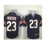 nike nfl jerseys chicago bears #23 hester blue[game]