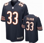 nike nfl jerseys chicago bears #33 tillman blue[game]